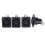 50Pcs Black XLR 3Pin Female Jack Panel Mount Chassis PCB Socket Connector 2
