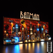 LED Lighting Kit for Batman 76271 with Remote Control, USB Powered, Realistic Night Scene