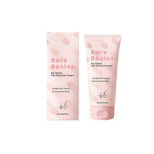 (1pcs)Bare Basics No Shave Hair Removal Cream for Sensitive Skin 150g Fast Gentle Depilatory for Soft Smooth Skin