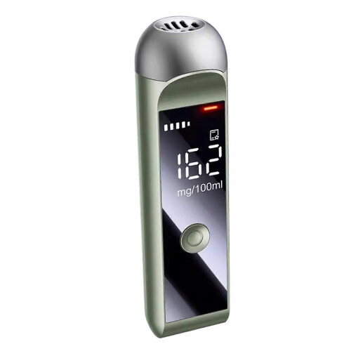 (Green) Digital Alcohols Tester, High Sensitivity Breath Testing Tool, Lightweight Precise Breathtester for Alcohols Testing