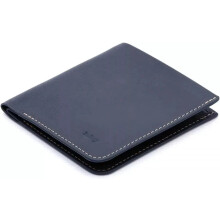 Bellroy Leather High Line Wallet Blue Steel tall Notes GBP and Euros New