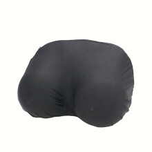 Memory Foam Chest Shaped Pillow with Huggable Design Funny Gift for Couples Friends Travel Black