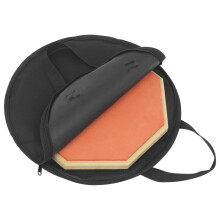 Drum Practice Pad Bag with Durable Oxford Cloth, Rustproof Zippers, Compact Drum Accessories Case