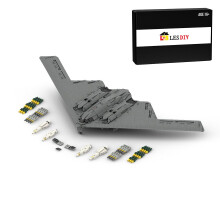B2 Spirit Stealth Bomber Model 1/70 Scale 1895 PCS Military Aircraft Building Blocks Kit