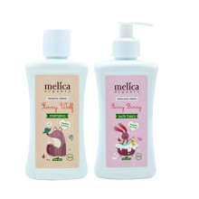 2 X MELICA ORGANIC BABY/KIDS BATH SET BIO SHAMPOO