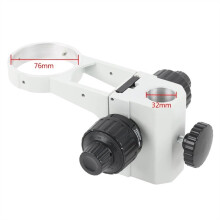 Microscope Focus Rack with Smooth Ball Bearing, Coaxial DualSpeed Control, 76mm32mm Holder