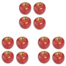12 Grandi Mele Rosso Artificiale Decorativa Della Frutta
