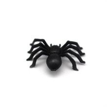 200X Plastic Black Spider Trick Toy Halloween Haunted House Prop Decor