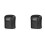 2X Key Box Wall Mounted  Key Safe Outdoor Key Box with Resettable 4-Digit Numeric Code Waterproof Key Box (Black) 1