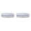 2X Glasses Case, Aluminum Hard Shell Eyeglasses Case Striped Spectacles Box Black Lining 1