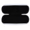 2X Glasses Case, Aluminum Hard Shell Eyeglasses Case Striped Spectacles Box Black Lining 7