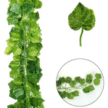 60 Strands Artificial Fake Grape Vines Ivy Leaves with 15 Strings Grapes for Wedding Party Home Wall Decoration