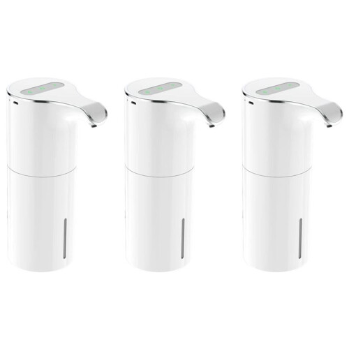 3X Soap Dispenser Automatic - Touchless USB Rechargeable Electric Liquid Soap Dispenser Adjustable Volume 450Ml