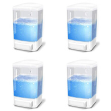 4X Manual Soap Dispenser 33.8Oz/1000Ml Wall Mount Soap Dispenser Bathroom Commercial Soap Dispenser