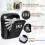 2X Key Box Wall Mounted  Key Safe Outdoor Key Box with Resettable 4-Digit Numeric Code Waterproof Key Box (Black) 2