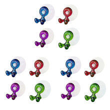 12X Toothbrush Holder with Suction Cup Towel Wall Hooks Reusable Drill-Free Hook Suction Hook for Kitchen Bathroom Home