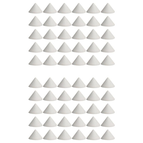 60Pcs Pottery Kiln Moveable Nails Ceramic Refractory Support Nails High Temperature Reusable Resistant Pottery Tools