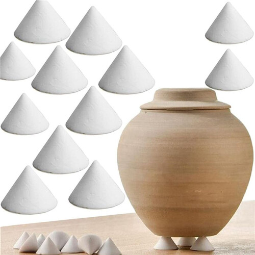 60Pcs Pottery Kiln Moveable Nails Ceramic Refractory Support Nails High Temperature Reusable Resistant Pottery Tools 2