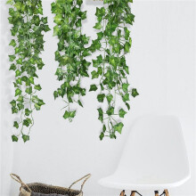 9 Pieces Artificial Hanging Ivy Vine 2.95 Feet Artificial Hanging Plants Wall Greenery for Indoor Outside Home Garden