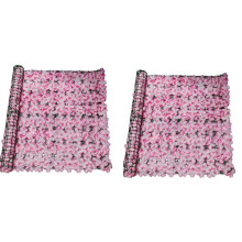 Hortensia Rose Fleur Artificielle Clôture Pétales Imperméables Résistant Aux UV Décoration de Jardin de Cour de Mariage