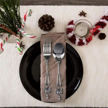 Halloween Fork Skeleton Skull Handle Tableware Vintage Dinner Table Flatware Set Christmas Gifts A