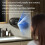Automatic Soap Dispenser Wall Mount Rechargeable LED Display Gel Soap Dispenser for Kitchen Bathroom White 3