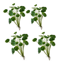 Simulation of Copper Coin Grass Begonia Leaf Potted Wall Hanging Fake Decoration Simulation Leaves
