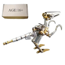 DIY Metal Praying Mantis Model Kit with Realistic Design, 3D Assembly Insect Ornament for Adults