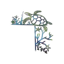 Sea Turtle Door Frame Decoration, Sea Turtle Double Sided Outline, Ocean Metal Sea Turtle Door Frame Wall Art Decoration