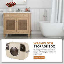 Toilet Paper Holder with Shelf-Wall Mount Toilet Paper Holder and Face Towels-Adhesive Wall Mount Toilet Paper Holder
