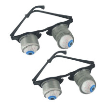 Halloween Popping Eyes Dropping Eyeball Lunettes Horreur Mascarade Yeux Effrayants Lunettes Prank Blague Jouet B
