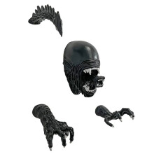 Testa Gigante di Xenomorfo Xenomoprh Arte da Parete Maschera Xenomorfo Maschera Facehugger Ganci Portasciugamani