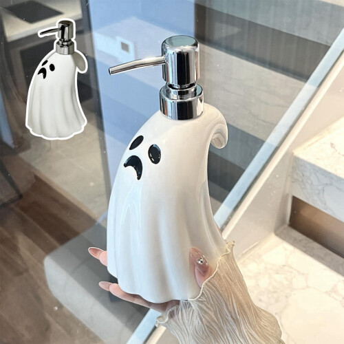 Halloween Ceramic  Tvåldispenser, Påfyllningsbar  Soap Dispenser för Badrum, Sovrum, Kök 2