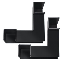 2 Pièces de Grottes à Crevettes pour Aquarium, Tunnels pour Crevettes, Cachettes pour Coins D'Aquarium, Décorations D'Aquarium D'Angle