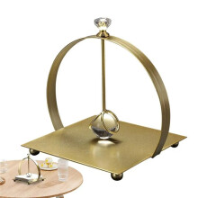 Paper Napkin Holder Iron Crystal Tissue Napkin Holder Paper Napkin Serviette Rack Dispenser for Kitchen Living Room