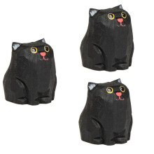 Leuke Kattenbeelden, met de Hand Gesneden Kattenbeelden Als Decoratie voor Thuis, Unieke Kattenpoppen Als Verzamelobjecten en Cadeaus voor