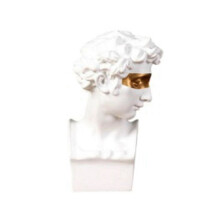 David Statue Artwork Character Resin Sculpture Desk Ornaments Portrait Figures Statue Living Room Decoration A