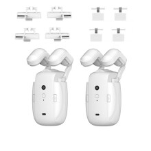 2PCS TUYA Curtains Robot Roman Rod Track/T/U-Rail Tracks 3-in-1 Automatic Curtain Opener Curtain Remote
