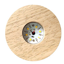 Led Wood Display Stand for 3D Crystal Glass Resin Art Light Crystal Art Wood Display Lighted Base Battery Operated M B