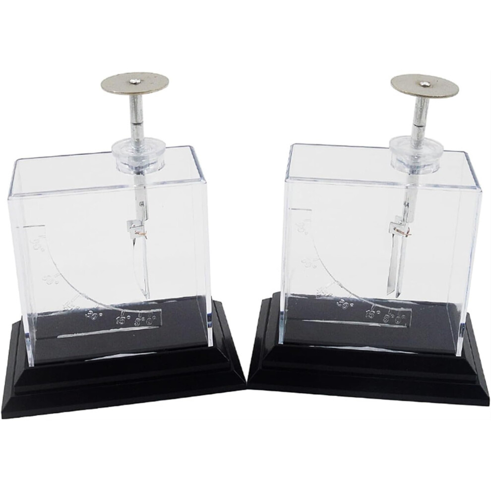 Physics Electroscope For Charge Detection And Polarity Testing, Educational Foil Electroscope Demonstrator 9092120635423