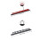 5PCS Screwdriver Organizer Holder Wall Mounted Screwdriver Wrench Plier Rack Organizer Tool Hardware Tool Display Hanger 6