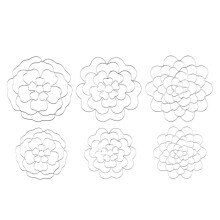 6 Pezzi di Supporto per Composizioni Floreali In Acciaio Inossidabile Rana per Fiori Forniture per Composizioni Floreali Organizer per Griglia