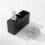 Kitchen Dish Soap Dispenser Storage Box Set Countertop Liquid Hand Refillable Bottle with Cleaning Sponge Holder 3
