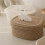 Tissue Box Cover Square Tissue Holders Cotton Rope Covers Rectangular Tissue Box Cute Accessories Decorative Organizer A 5