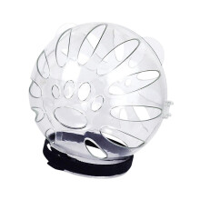 Cat Muzzle For Grooming And Bathing With Clear Hood Cover, Size S, 125mm X 135mm