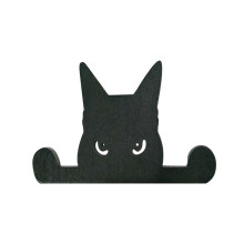 Wood Yard Art Decor Garden Cat Statue, Cat Statue Decoration Outdoor Garden Ornaments Silhouette Decor Cat Gifts Style 1