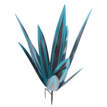 Large Tequila Rustic Sculpture, Rustic Metal Agave Plants for Outdoor Patio Yard, Home Decor Hand Painted Metal Agave,E