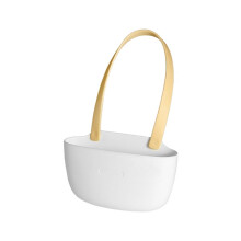 Yellow Kitchen Sink Sponges Soap Holder Bathroom Dish Drain Water Basket Storage Drying Rack Accessories Organizer