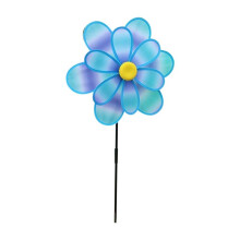 Wind Spinners Kids,Pinwheels Eye Catching Colorful Double Layer Windmill Pinwheels with Stakes D