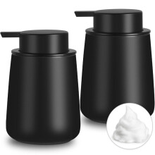 Schaumseifenspender, 2er-Pack Schaum-Handseifenspender für Bad und Küche, 12-Unzen-Schaum-Pumpflasche
